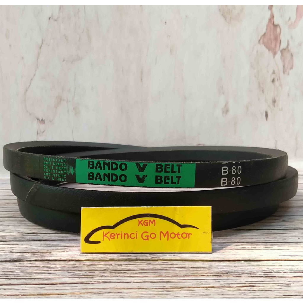 BANDO VAN BELT B-80 V BELT TALI KIPAS B80 FAN BELT VANBELT POLOS B-80