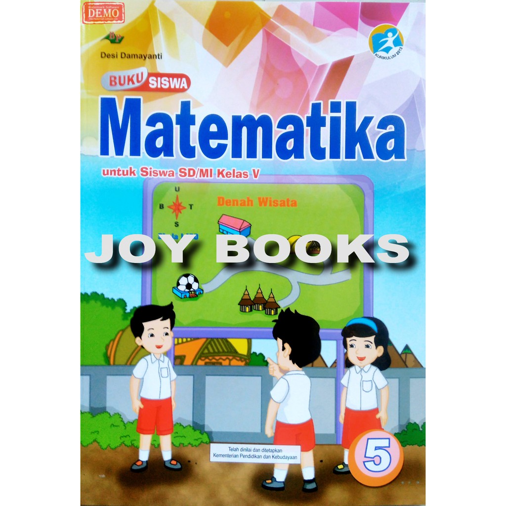 Buku Matematika Sd Mi Kelas 5 Bina Pustaka Kurikulum 2013 Shopee