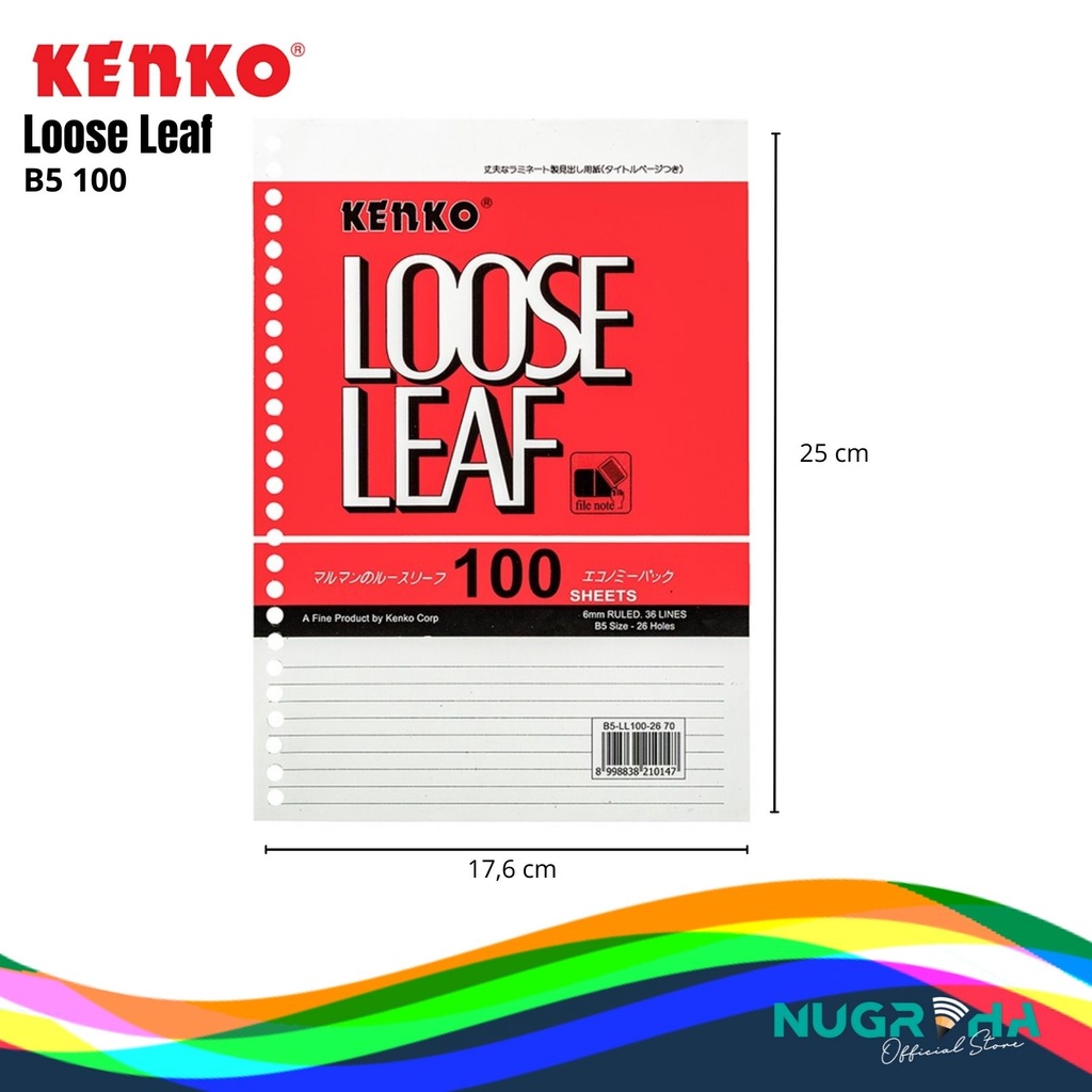 

LOOSE LEAF KENKO B5 100