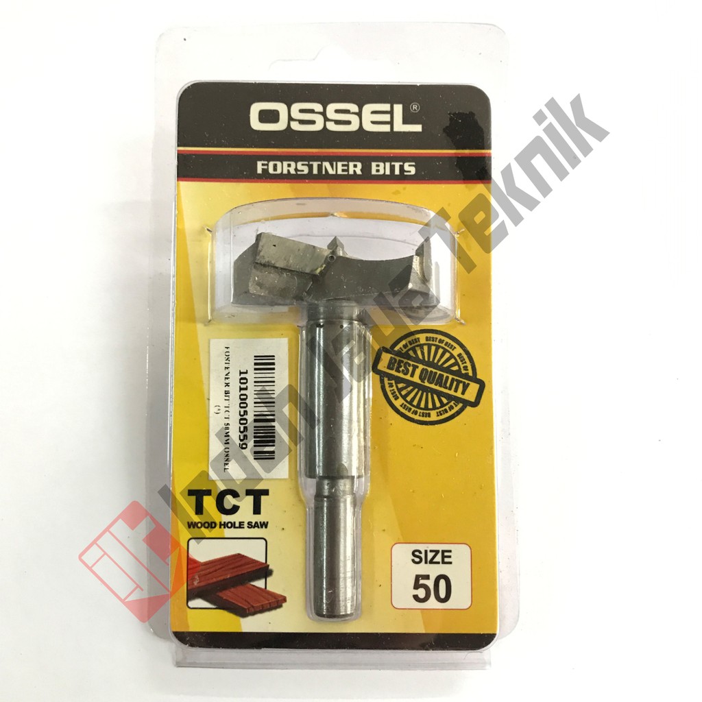 Mata Bor Kayu Engsel Sendok 50 mm OSSEL - Forstner Bit TCT Lubang