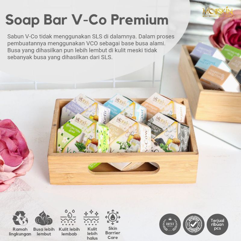 Soap Bar VCo Premium Moraskin - Sabun untuk kulit wajah dan badan