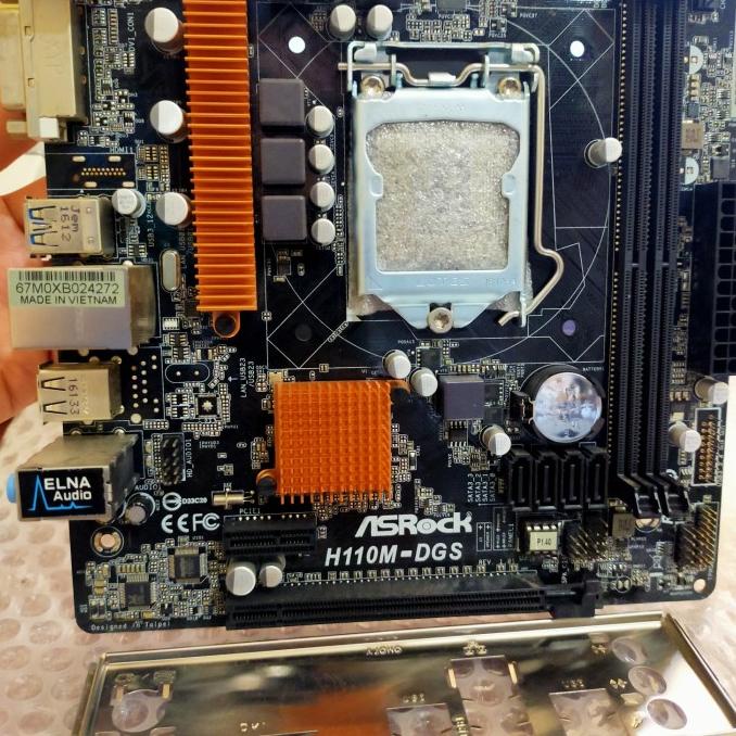 Motherboard Intel H110 Socket 1151 Asrock H110M-Dgs