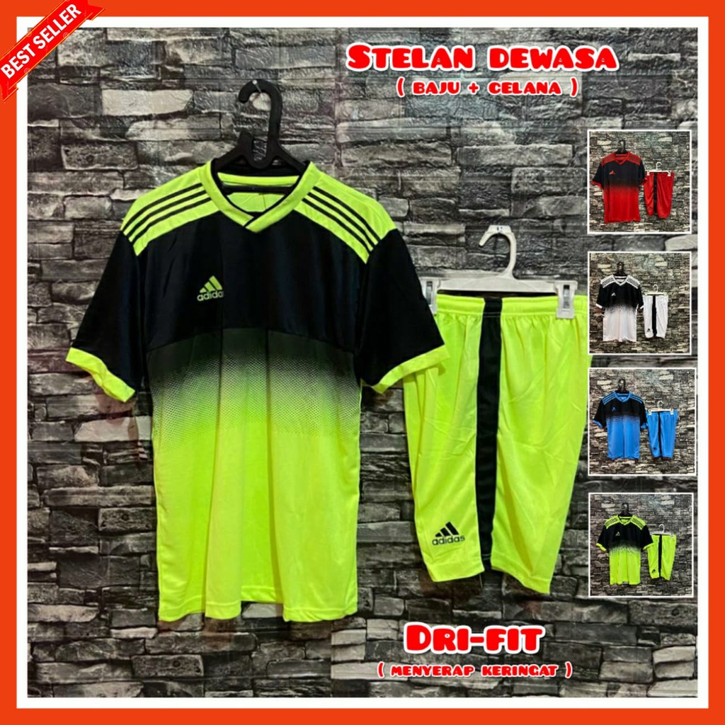 Jual JERSEY FUTSAL DAN BOLA ADIDAS DEWASA TERMURAH ADIDAS STABILO