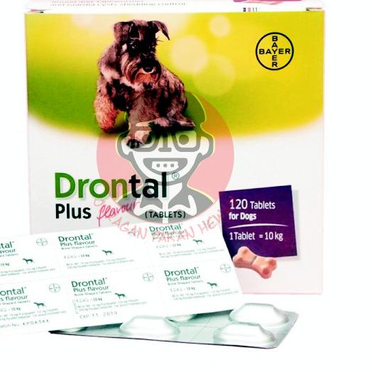 Sale Obat Cacing Anjing Drontal Plus Flavour Tablets Per Pcs Shopee Indonesia