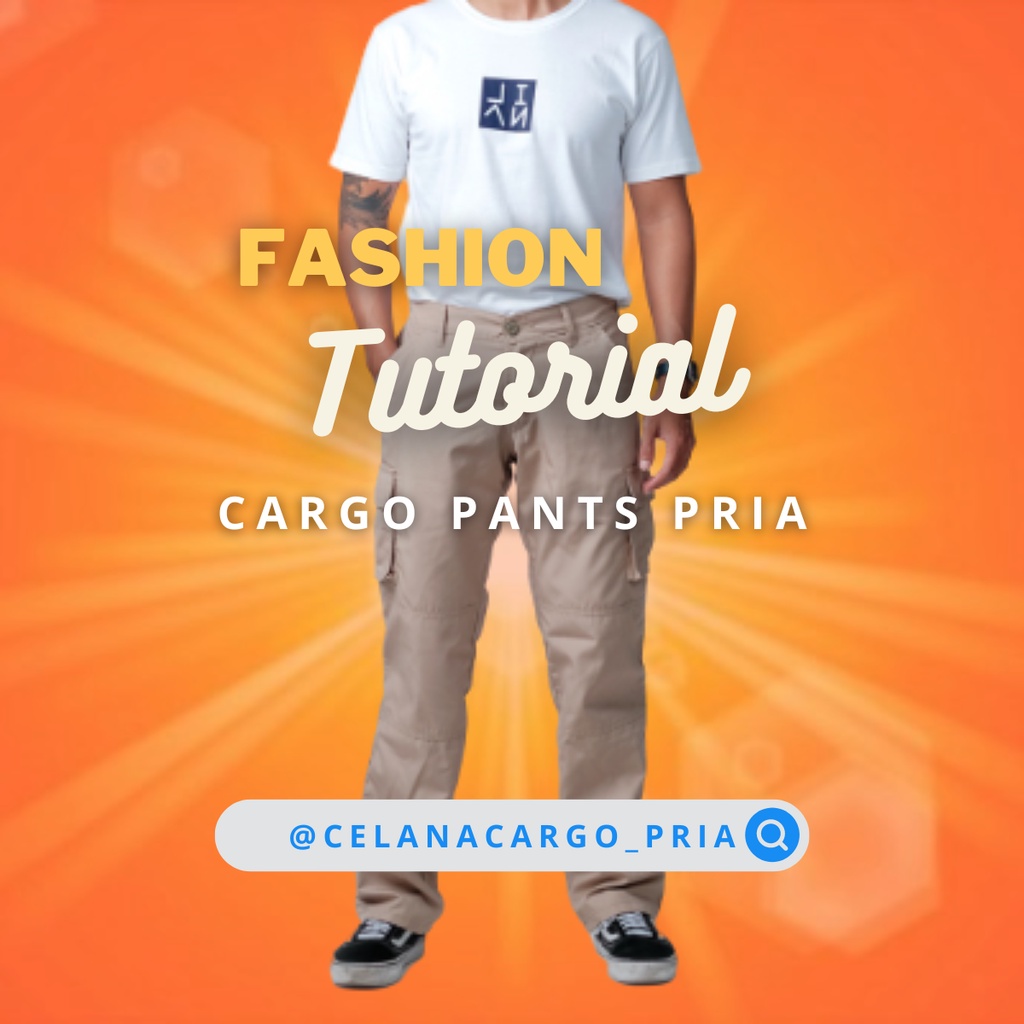 Cargo Pants Pria Celana Cargo Panjang Pria Ripstop Size Normal - Jumbo 04