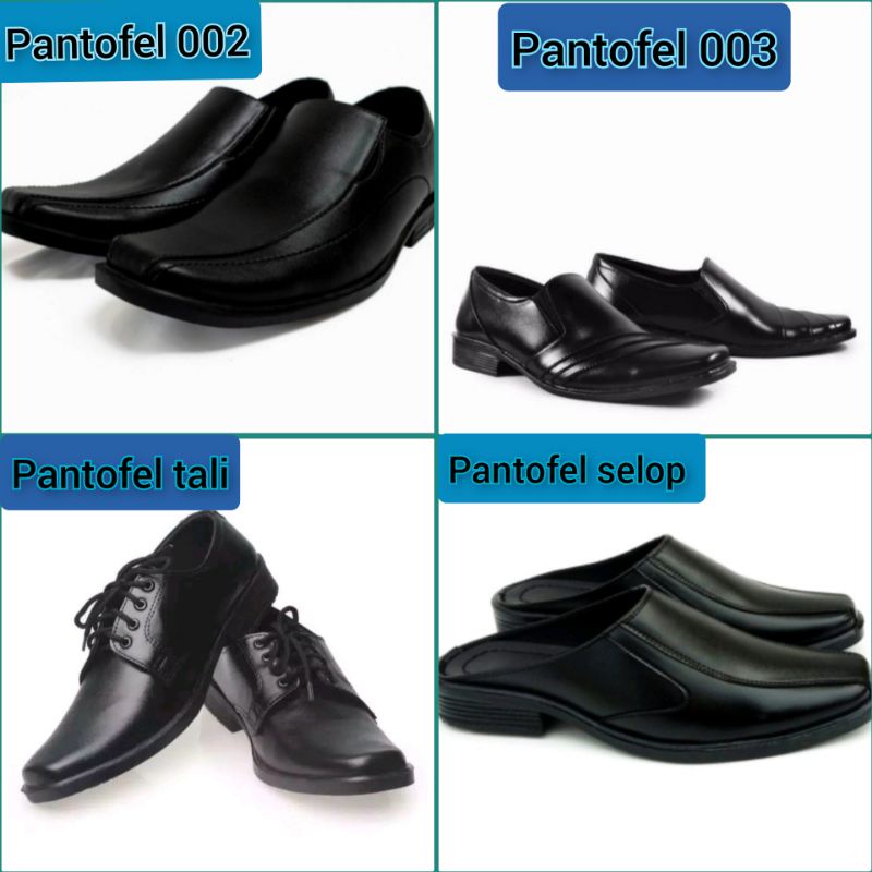 Sepatu pantofel pria sepatu kerja pria warna hitam sepatu pantovel selop pria pantopel formal pria