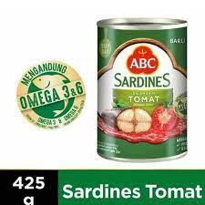 

ABC SARDINES SAUS TOMAT 425 GR / SARDEN