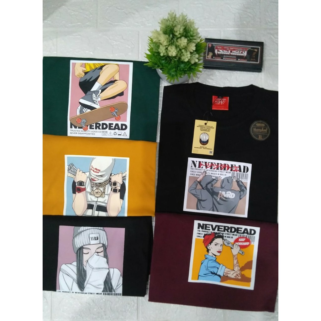 Kaos NEVERDEAD ORIGINAL Pendek