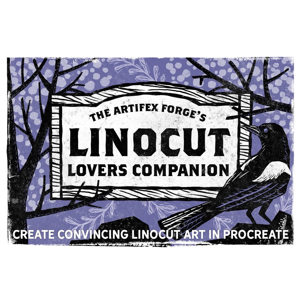 Procreate Brush - Linocut Lovers Companion