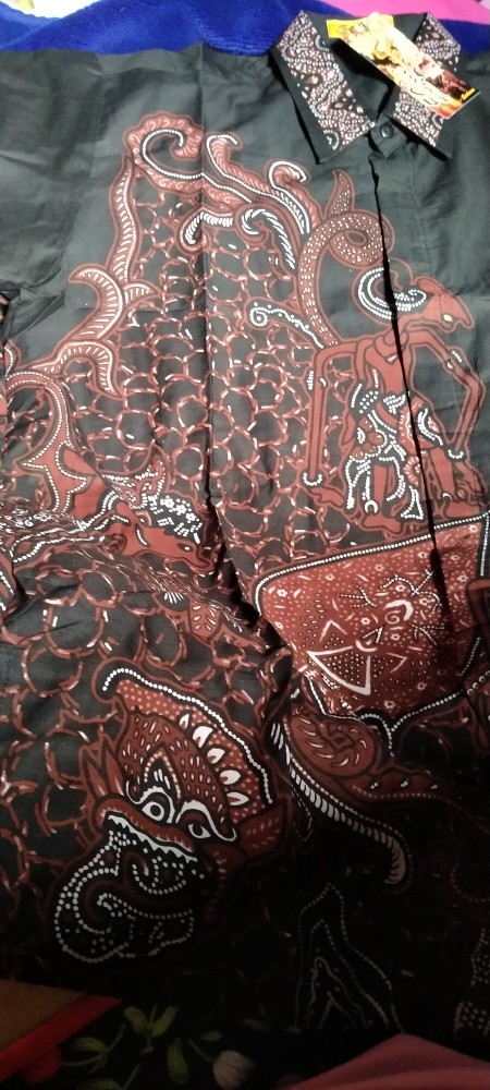 New Arrival Distro Batik Pria Bordir Sogan Hrb026 Batikaf Notoarto Batik Ipnu-ippnu Hem Pria Bel