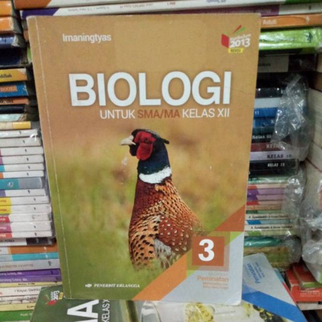 Biologi untuk SMA kelas 12 original bekas erlangga