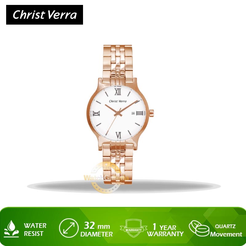Jam Tangan Christ Verra CV 71106L-15 SLV Original Murah