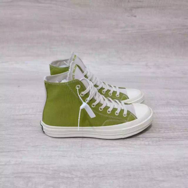 moss green converse