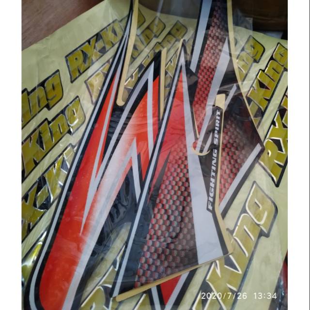 Jual Striping Rx King 03 Orenge Polet Rx King Orange 03 Indonesia Shopee Indonesia