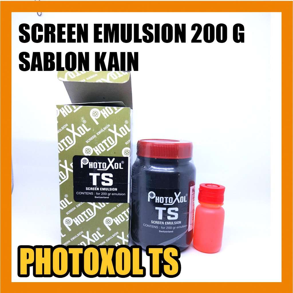 Obat Afdruk Screen Emulsion Photoxol TS 200 g