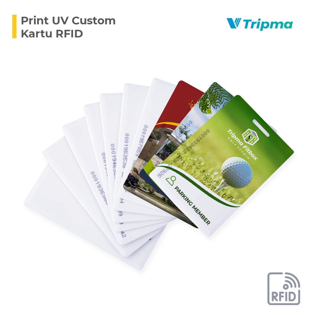 Kartu Akses RFID / ID Card RFID - 125 Khz - Custom Print UV