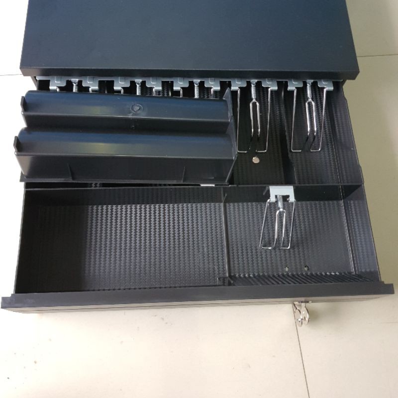 CASH DRAWER LACI UANG LACI KASIR 5 SLOT 42x40CM RJ11 KUNCI