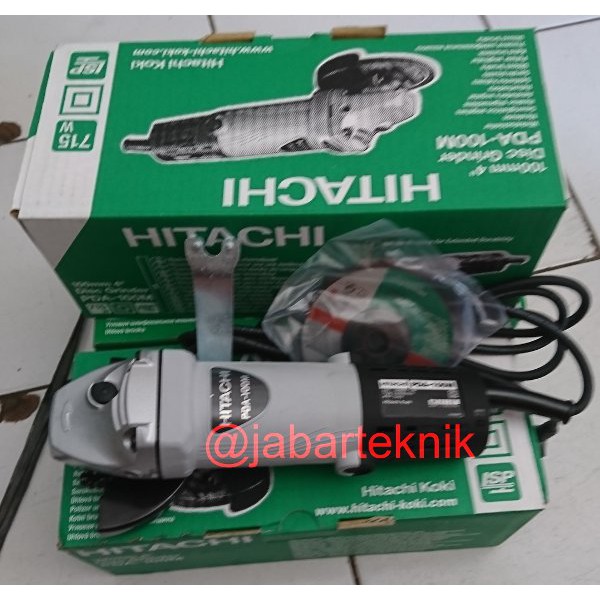 MESIN GERINDA TANGAN 4 IN HITACHI PDA 100 M