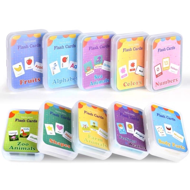 

English Flash Cards Children Kartu Belajar Anak