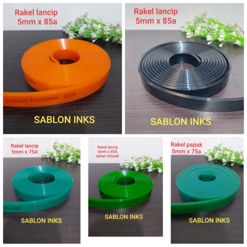 Rakel minyak 5mm x 85A  lengkap