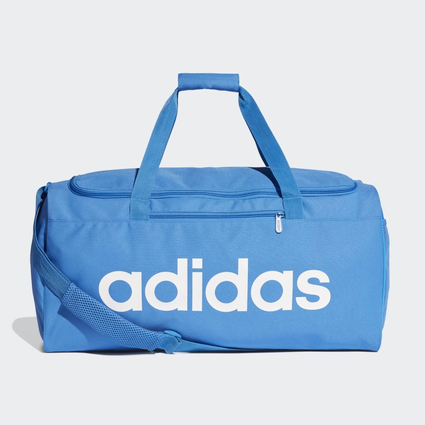 (DISKON 70-80%) 100% ORIGINAL Tas Adidas Gym bag Linear Logo Duffel Bag Blue