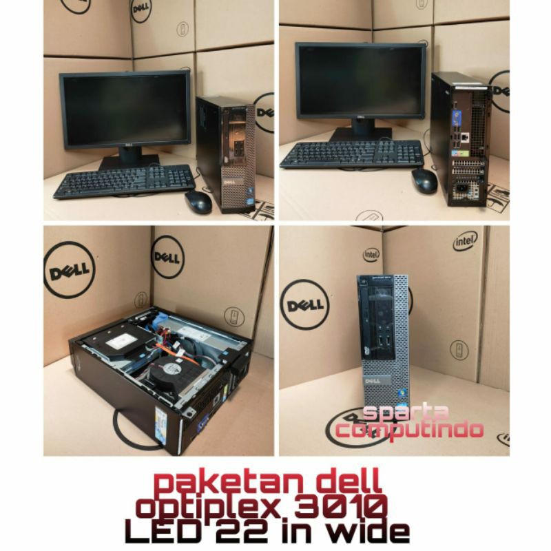 Paketan Dell Optiplex 3010 Intel G630 Ram 4GB HDD 500 Gb