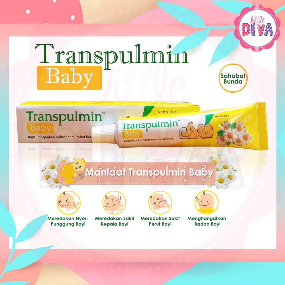 Salep TRANSPULMIN BABY 10gr - Balsam Bayi Ketika Flu ens