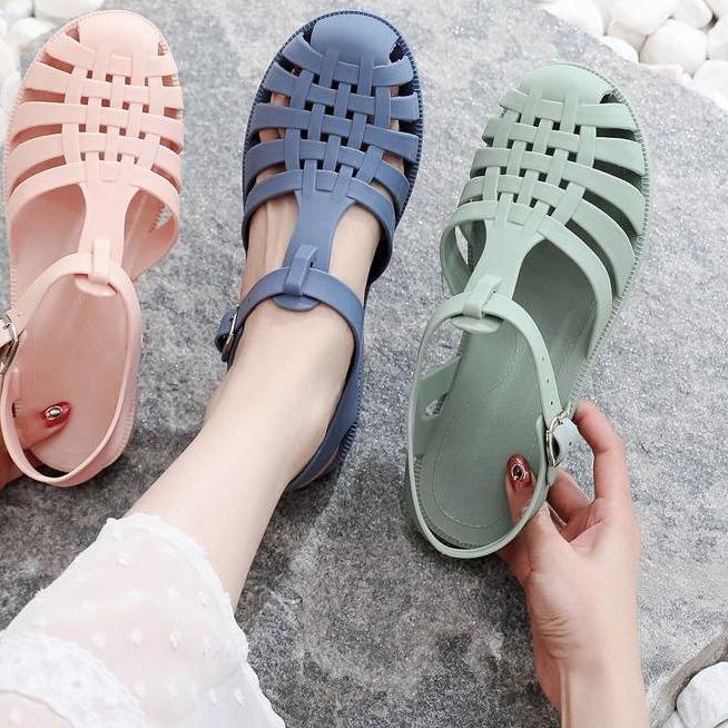 Wow Murah Meriah.. BIG SALE meisha jelly shoes dewasa/sandal jelly wanita/sandal karet anti slip/san