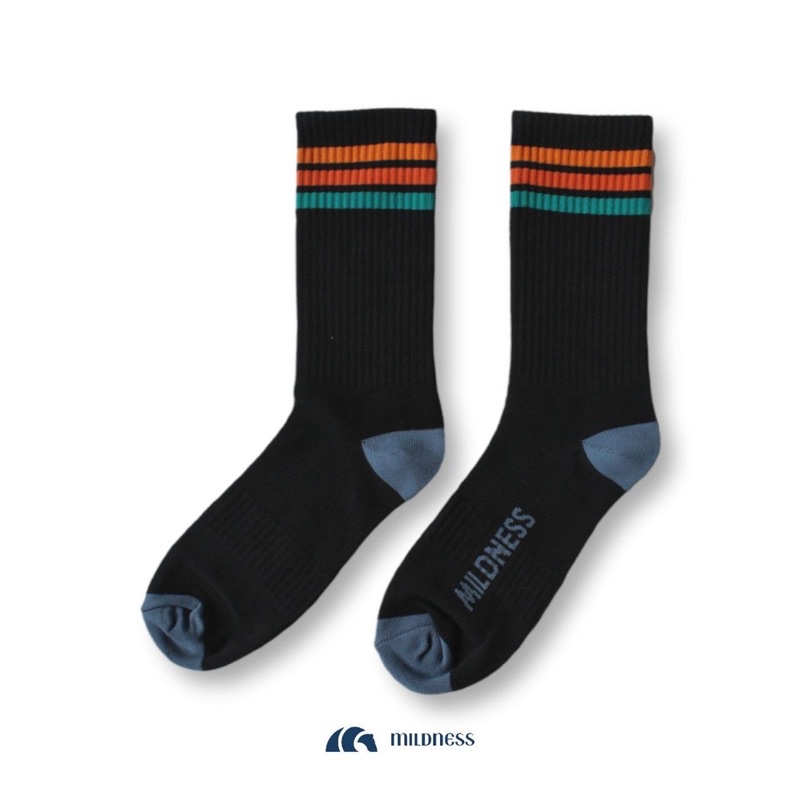 Mildness Kaos Kaki Mid-weight Crew Symbol Socks Mesh Running Sepeda Panjang wanita pria