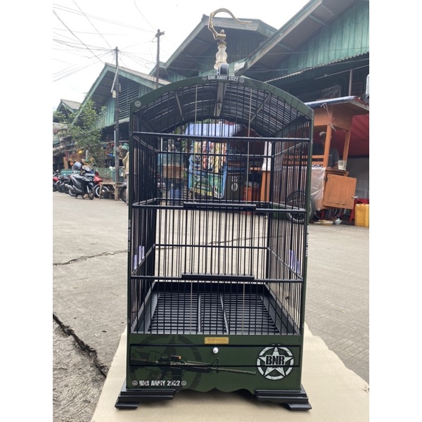 SANGKAR KANDANG KOTAK KOSAN BNR DECAL ARMY UK 40x40