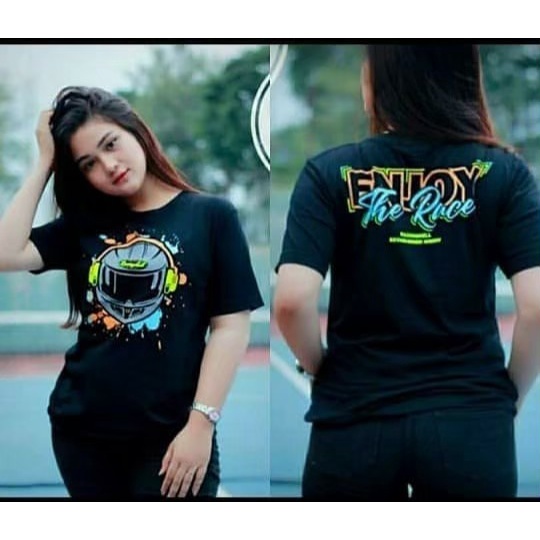 BAJAU KAOS ENJOY THE ERACE / BAJU BALAP PRIA WANITA / BAJU KAOS RACING HELL