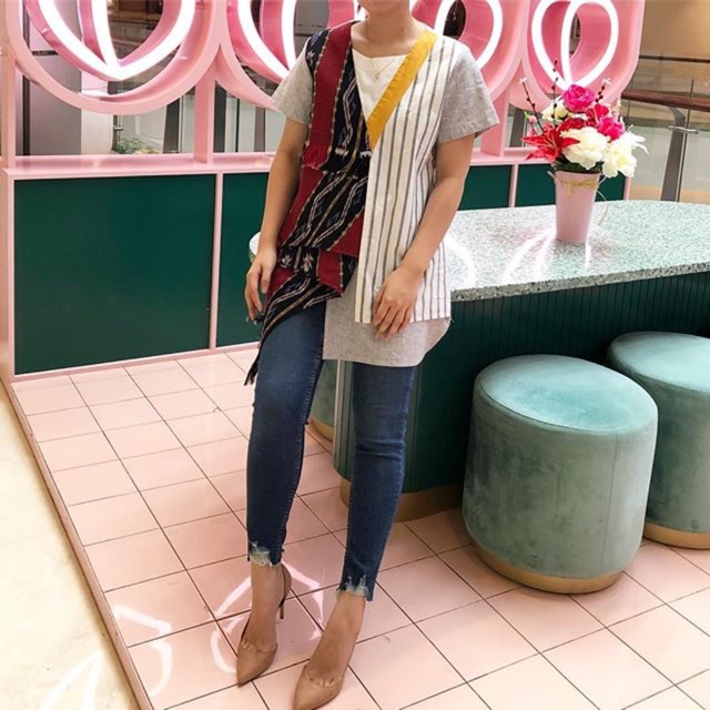 Lausboutique-Tunik Tenun Wolokoli-Tunik Tenun-Tunik Lurik