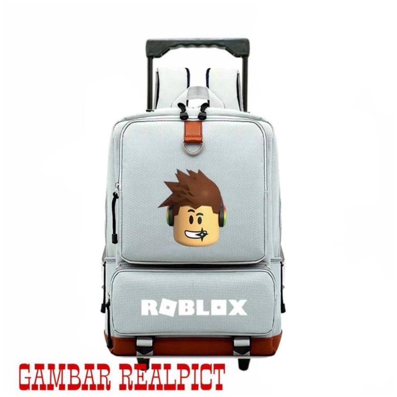 Tas Ransel Troli Anak Perempuan Dan Anak Laki Laki Roblox dan naruto