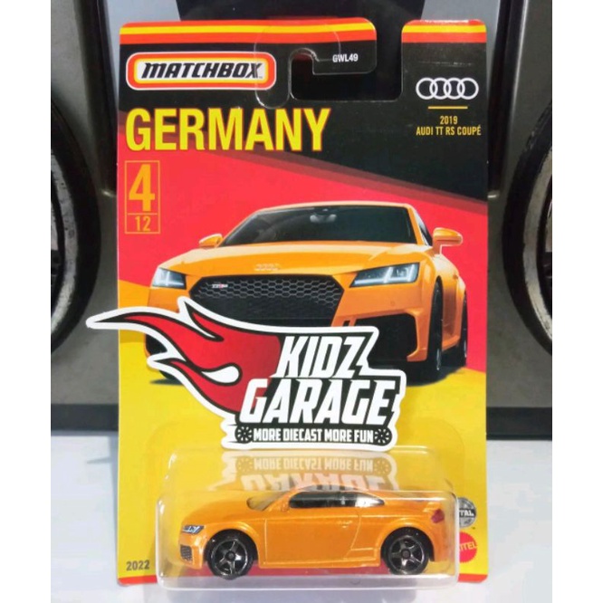 Matchbox Germany 2019 Audi TT RS Coupe