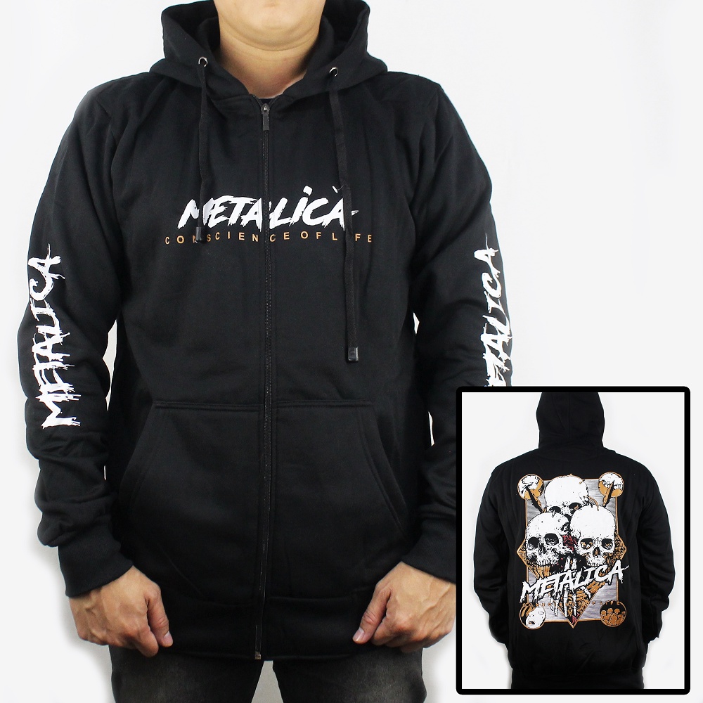 JAKET METALLICA SIZE M L XL XXL 01 - JAKET MUSIK METALLICA - JAKET HOODIE MUSIK METALLICA - JAKET UNDERGROUND METALLICA