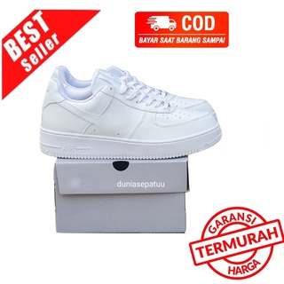 Image of Sepatu Nike Air Force 1 One Full Putih Full White Sepatu Sneakers Wanita