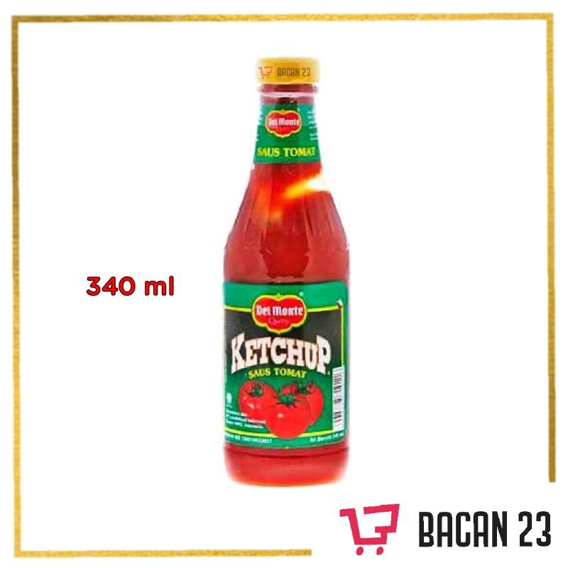 

Saus Tomat Del Monte (340ml) / Saos Tomat Botol / Bacan 23 - Bacan23