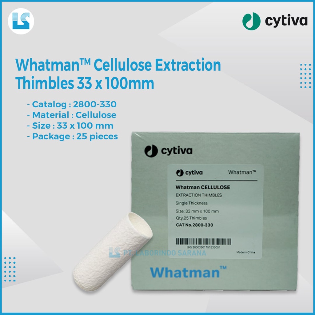 Jual Whatman Extraction Thimbles 33 x 100 mm Shopee Indonesia