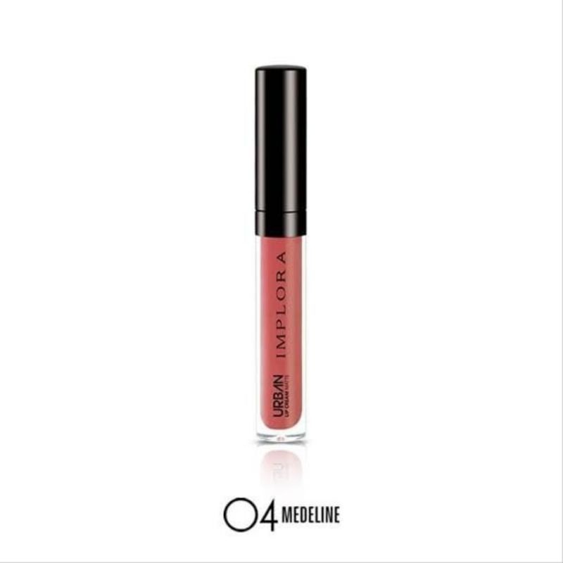 (PROMO) LIP CREAM IMPLORA 04 MADELINE LIPSTIK YANG RINGAN/NYAMAN/LEMBUT DIBIBIR