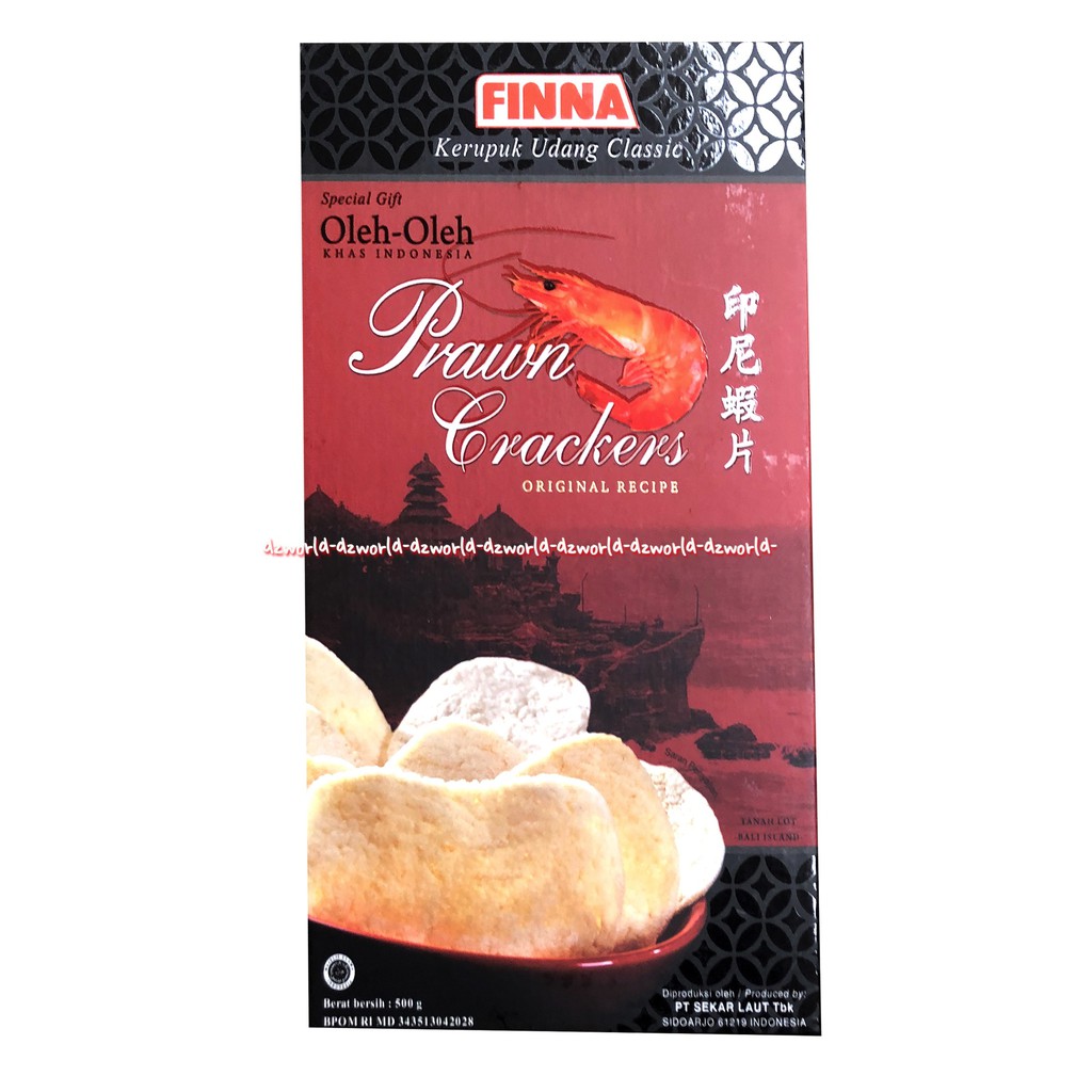 Finna Classic Krupuk Udang Prawn Crackers Kerupuk Udang Besar 500gr