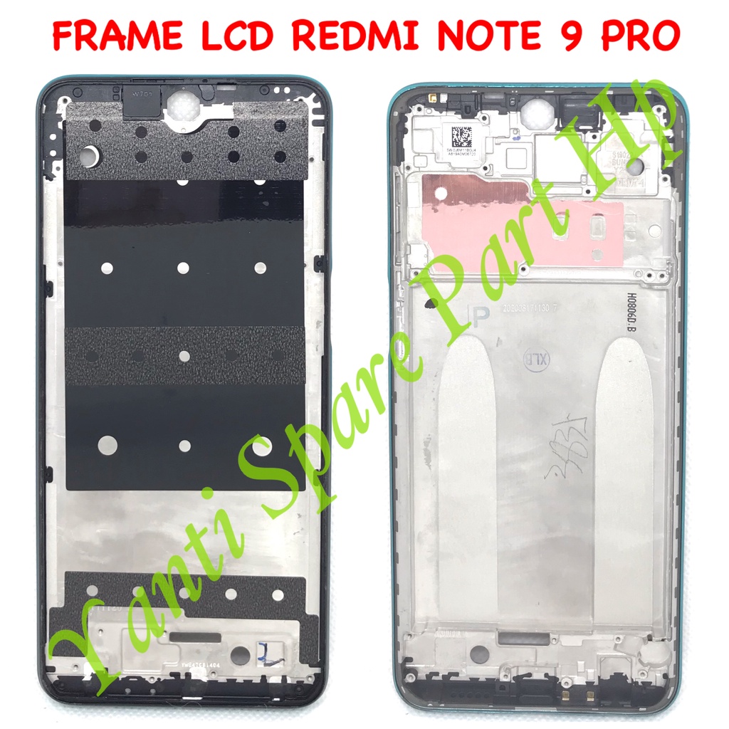 Frame Lcd Xiaomi Redmi Note 9 Pro Note 9S Original Terlaris New