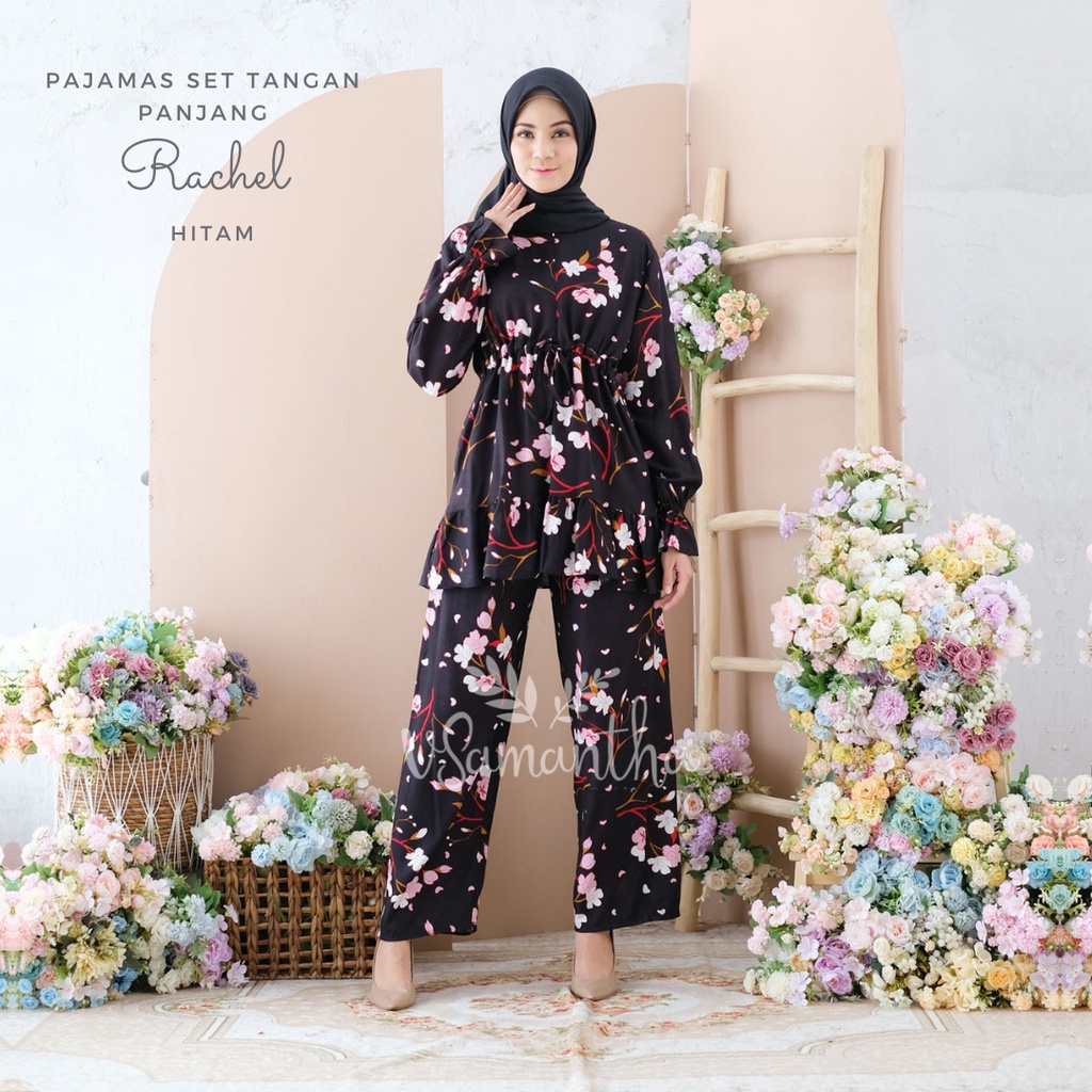 Pajamas Set Rayon Rempel BUSUI | Tangan panjang , Celana panjang