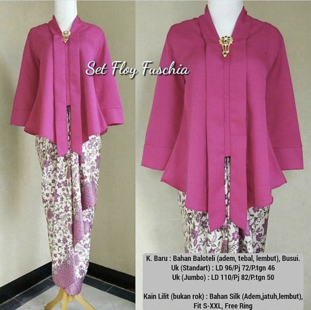 TERLARIS!!! KEBAYA KUTUBARU SET FLOY / KEBAYA MODERN