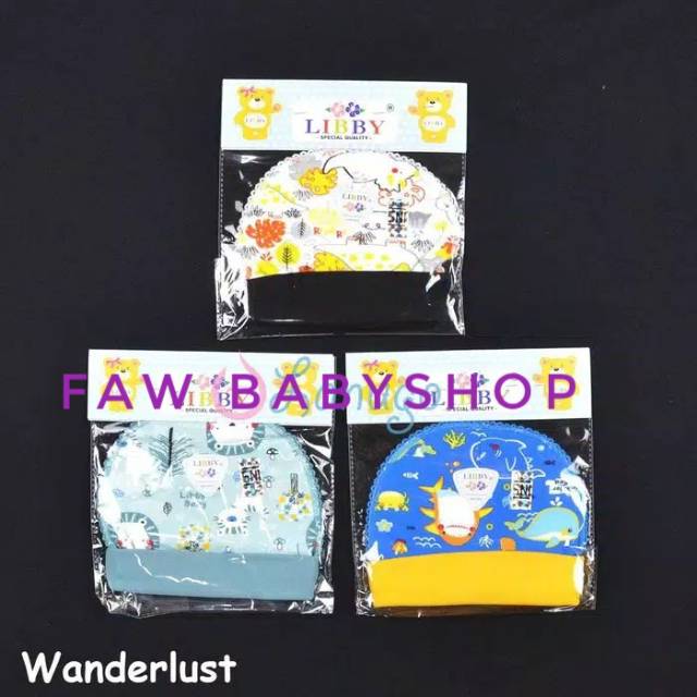 LIBBY Topi Bulat Motif size Newborn