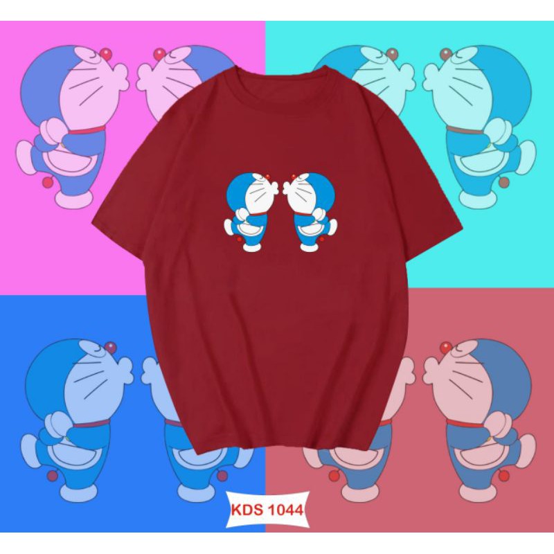 T-SHIRT / TUMBLR TEE DORAEMON KISS /UNISEX COTTON 30S PREMIUM