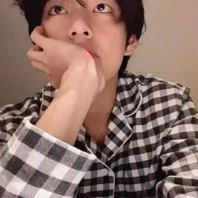 Piyama kotak V Jimin BTS Haechan Jaehyun NCT KPOP