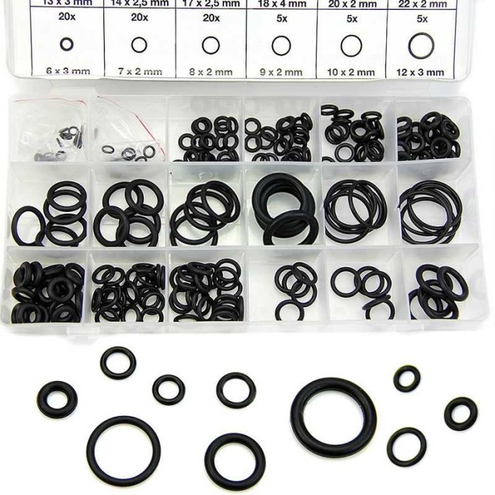 Karet Rubber O Ring Seal Tightening 225 PCS - E436