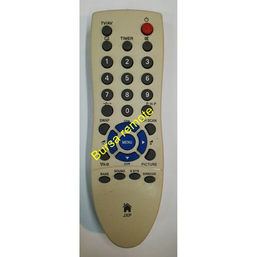 Remot  Remote TV Sanyo Tabung Slim Flat JXP  Eceran Dan Grosir