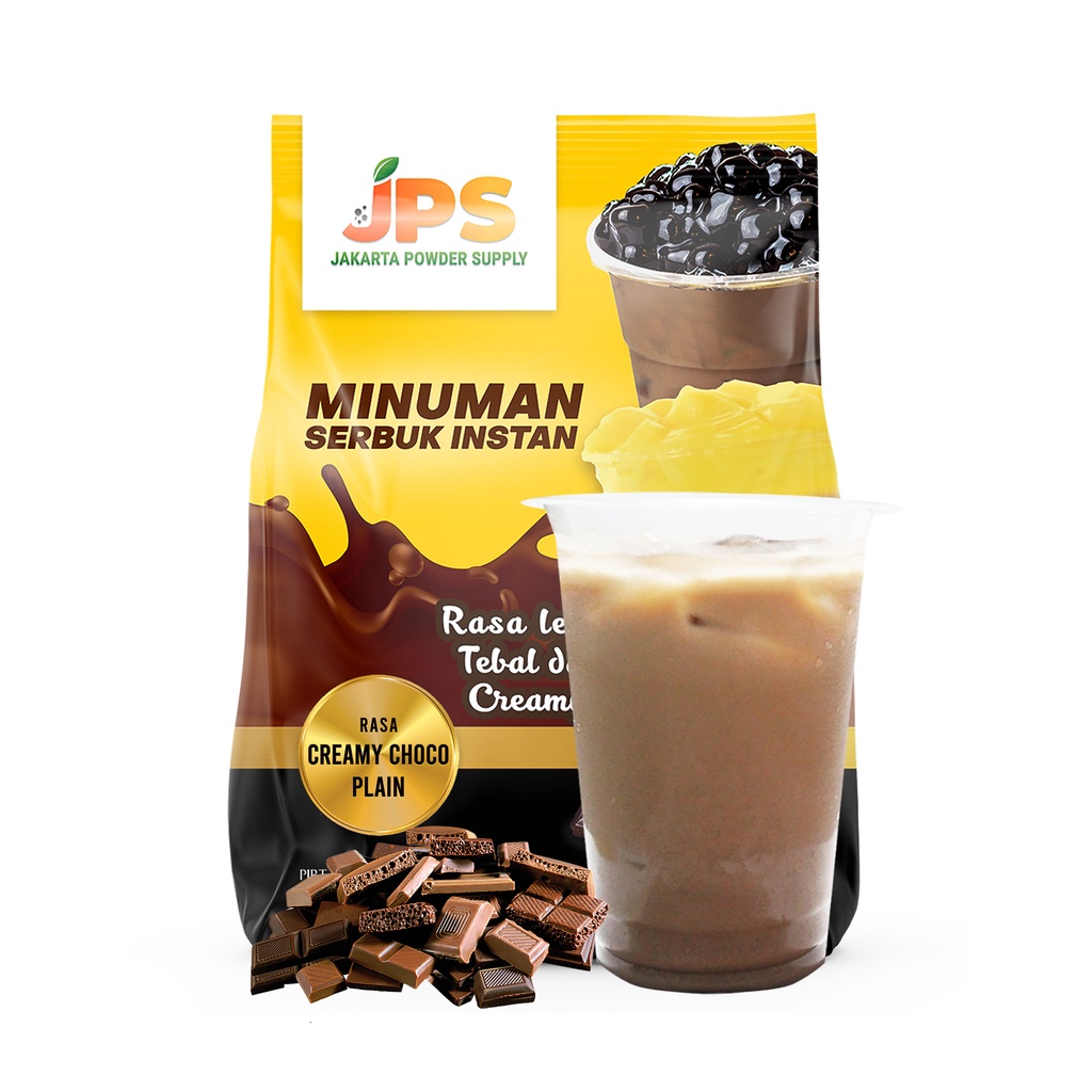 

JPS Creamy Choco Plain Serbuk Powder Bubuk Minuman 1 Kg