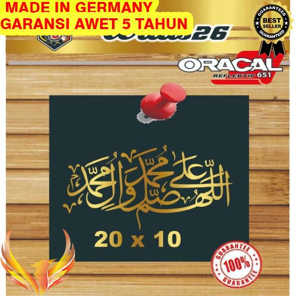 

TERMURAH Stiker Sticker Kaligrafi Sholawat Cutting Sticker 02 Reflektip Phoenix Star